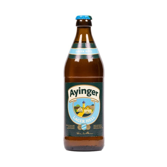 Ayinger Lager Hell 500ml Bottle - Drink Station - Ayinger