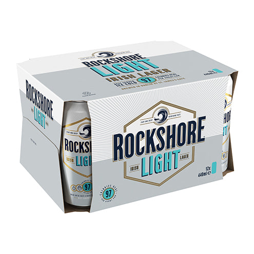 Rockshore Light Irish Lager 440ml x 12 Case